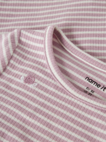 NAME IT Langærmet Bluse Ripeas Keepsake Lilac
